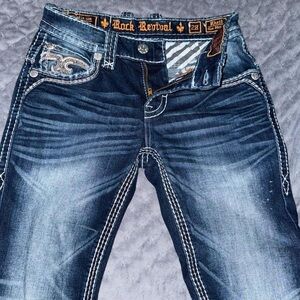 Rock Revival Blue Denim Jeans